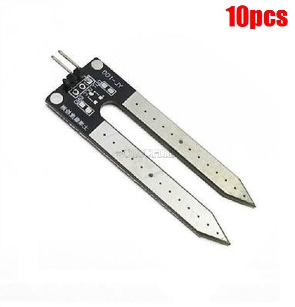 10Pcs Soil Hygrometer Detection Module Soil Moisture Sensor Probes fw