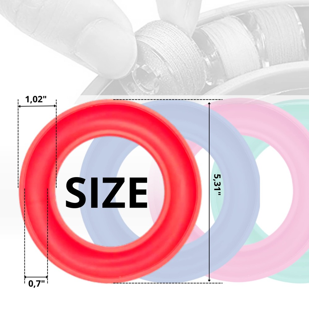 4PCS Bobbin Holder Set – Organizer for Sewing Thread Machine Bobbins Case wit...