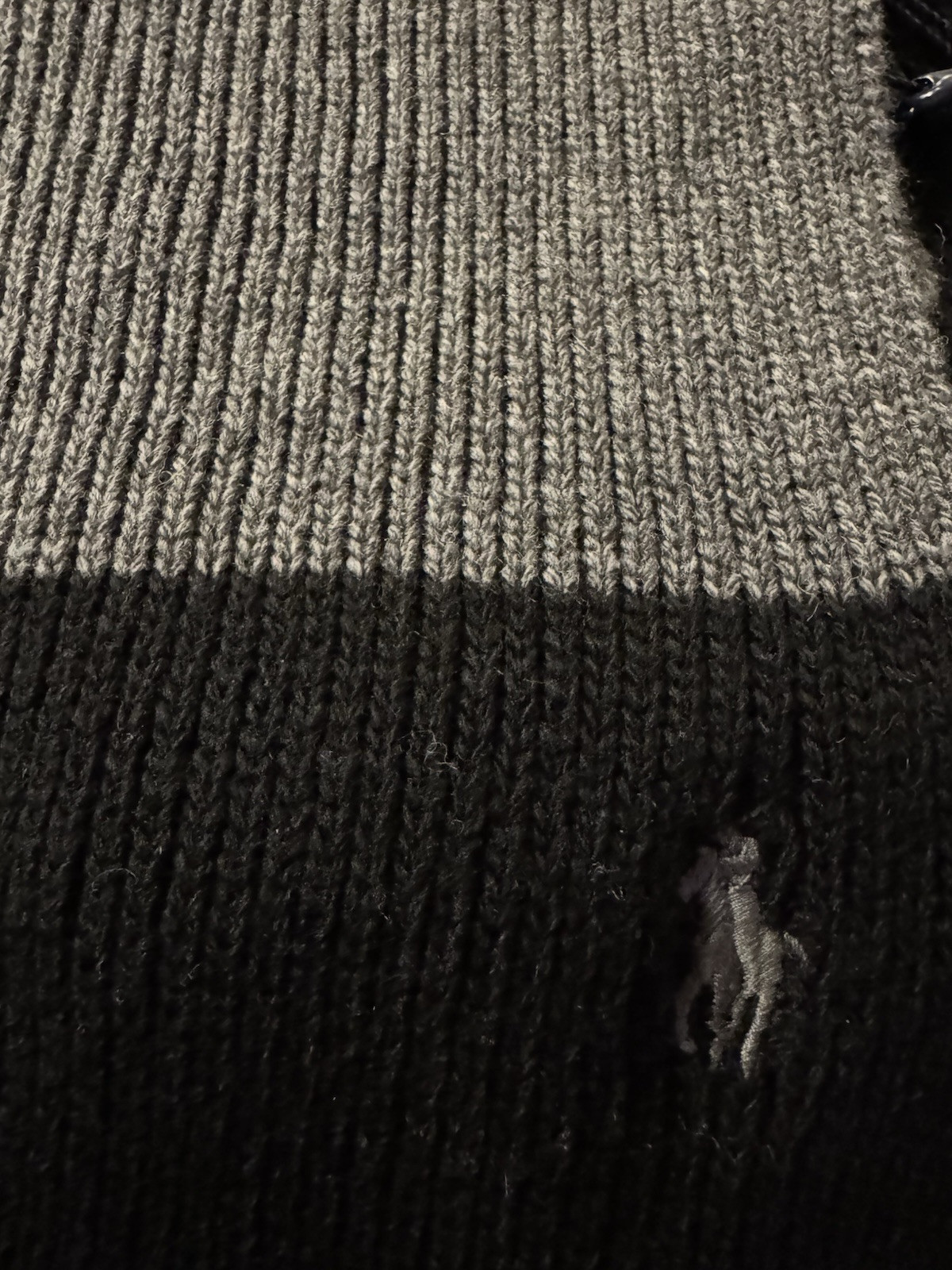 POLO RALPH LAUREN Mens Rugby Stripe Wool Blend Scarf 10x70