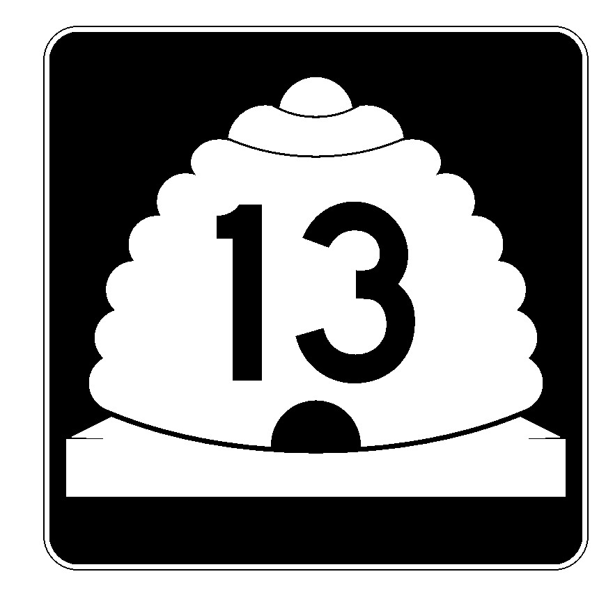 Utah State Route 13 Sticker Decal