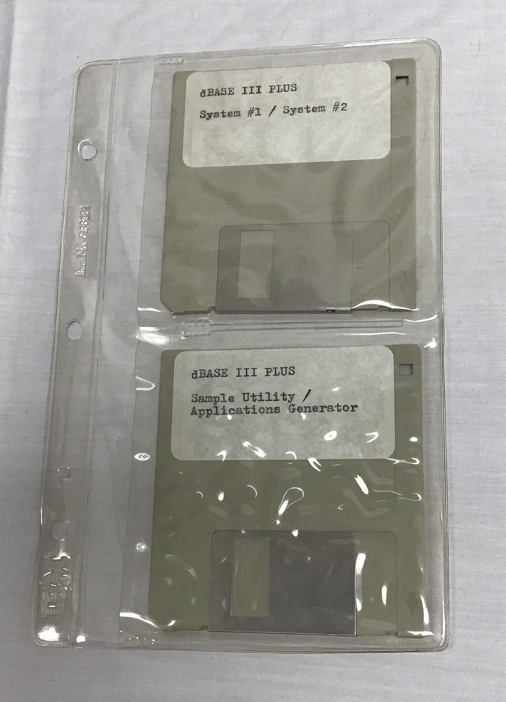 Ashton-Tate dBASE III Plus Data Management Software Ver 1.1