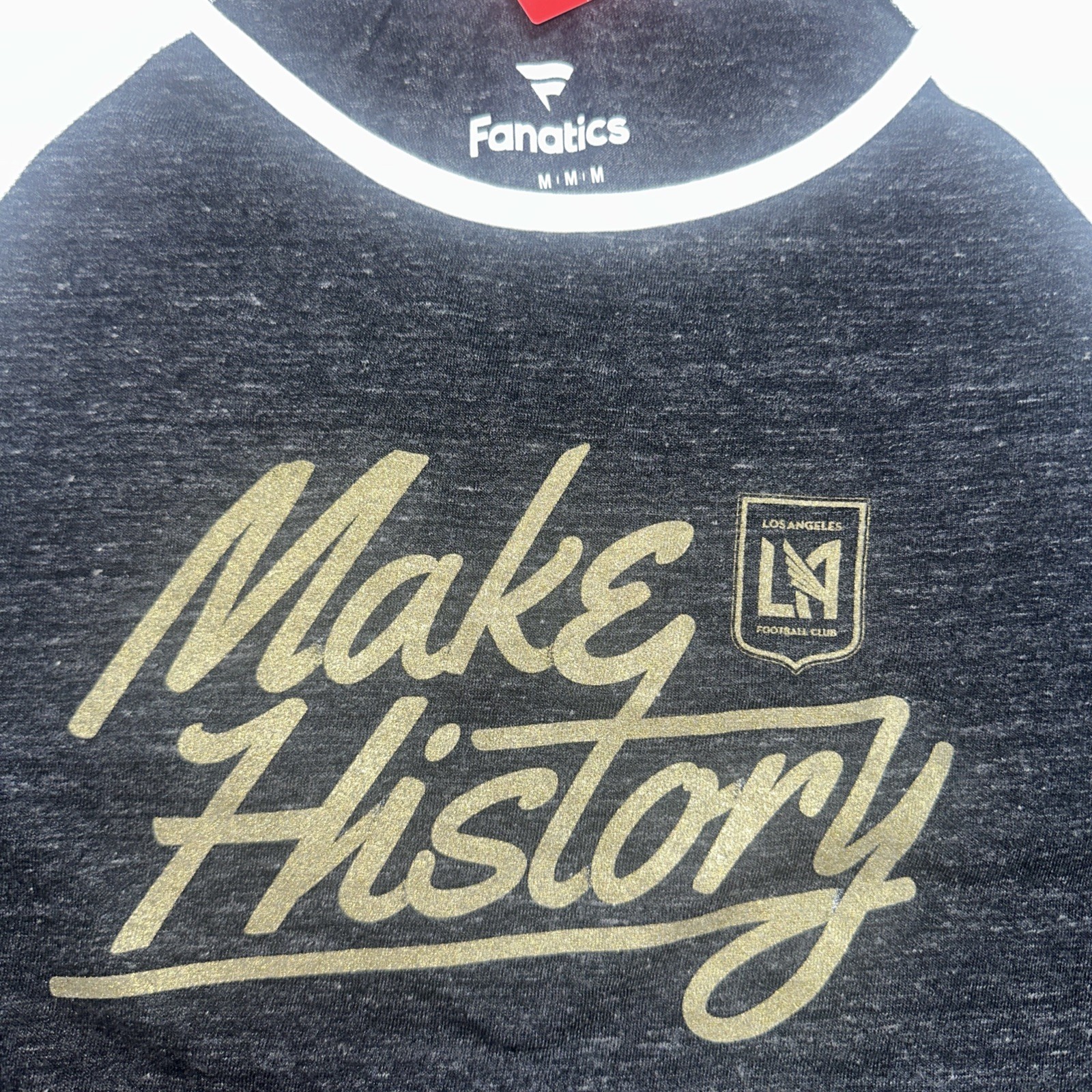 NEW LAFC Los Angeles FC Inaugural Season Fanatics Brand Women's Crewneck T-shirt