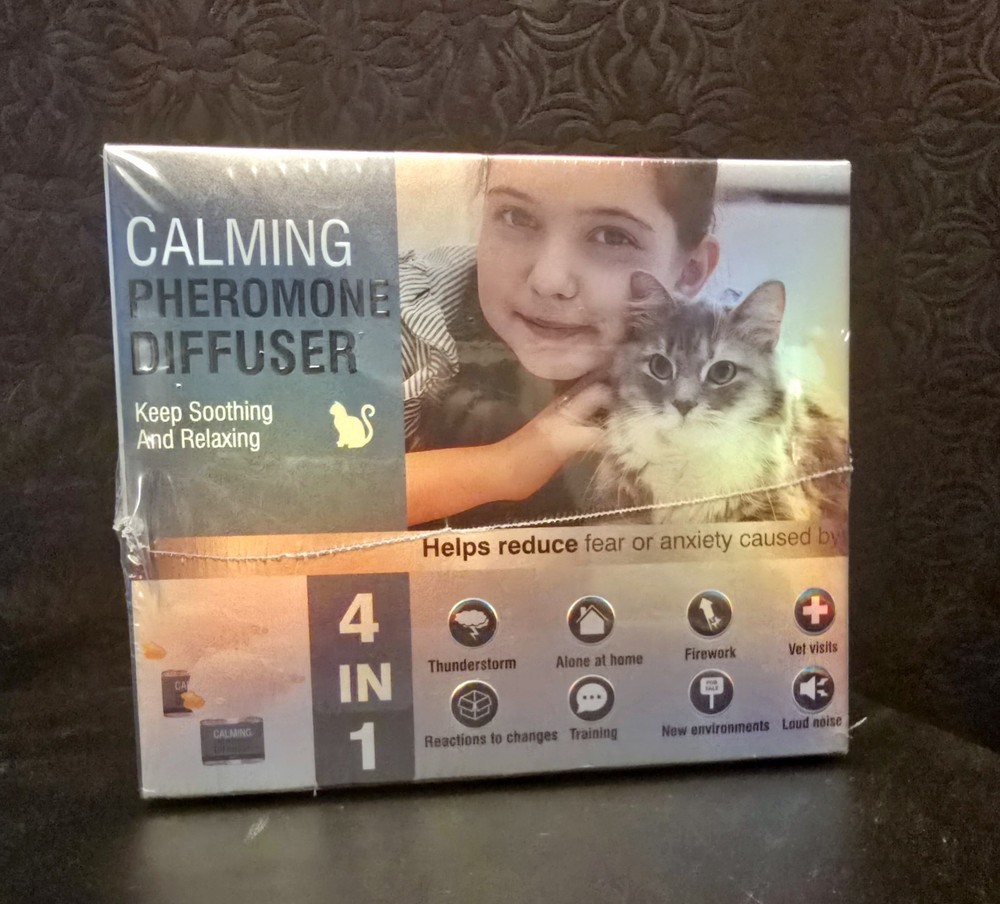 Cat Calming Diffuser 4 in 1 Multicat Calming Pheromones Diffusers Relief Stress