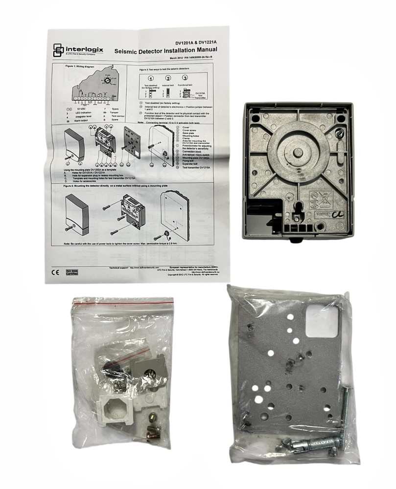 interlogix DV1201A Structural Seismic Vibration Detector