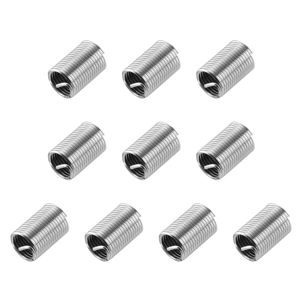 20pcs Wire Thread Inserts M10 x 1.25 2.5D Helical Threaded Sleeve