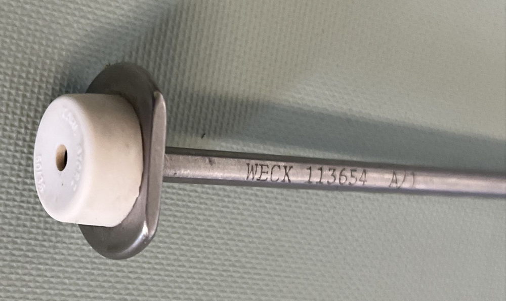 WECK 113654 Laparoscopic Reusable Reducer 4.5mm Diameter Angled at Tip