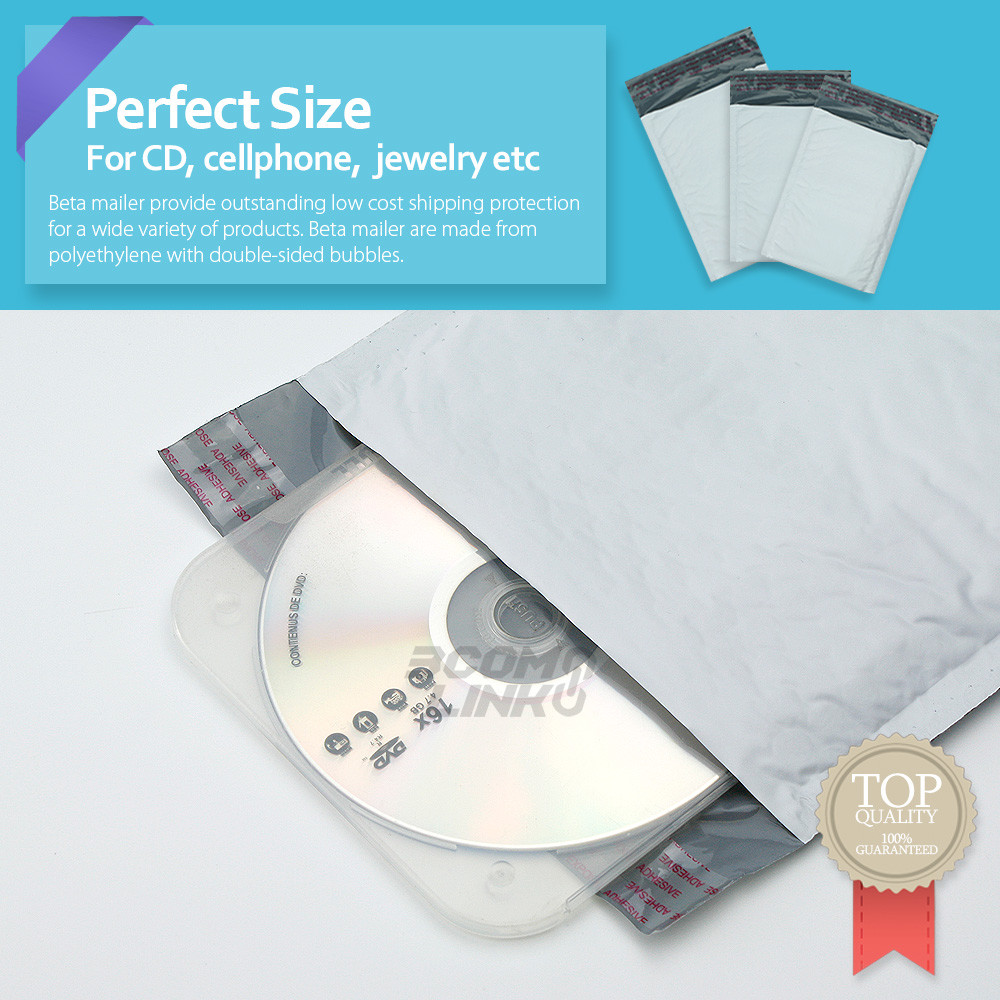 Economy Poly Bubble Mailer Padded Envelope Shipping Bag Multiple Colors Size