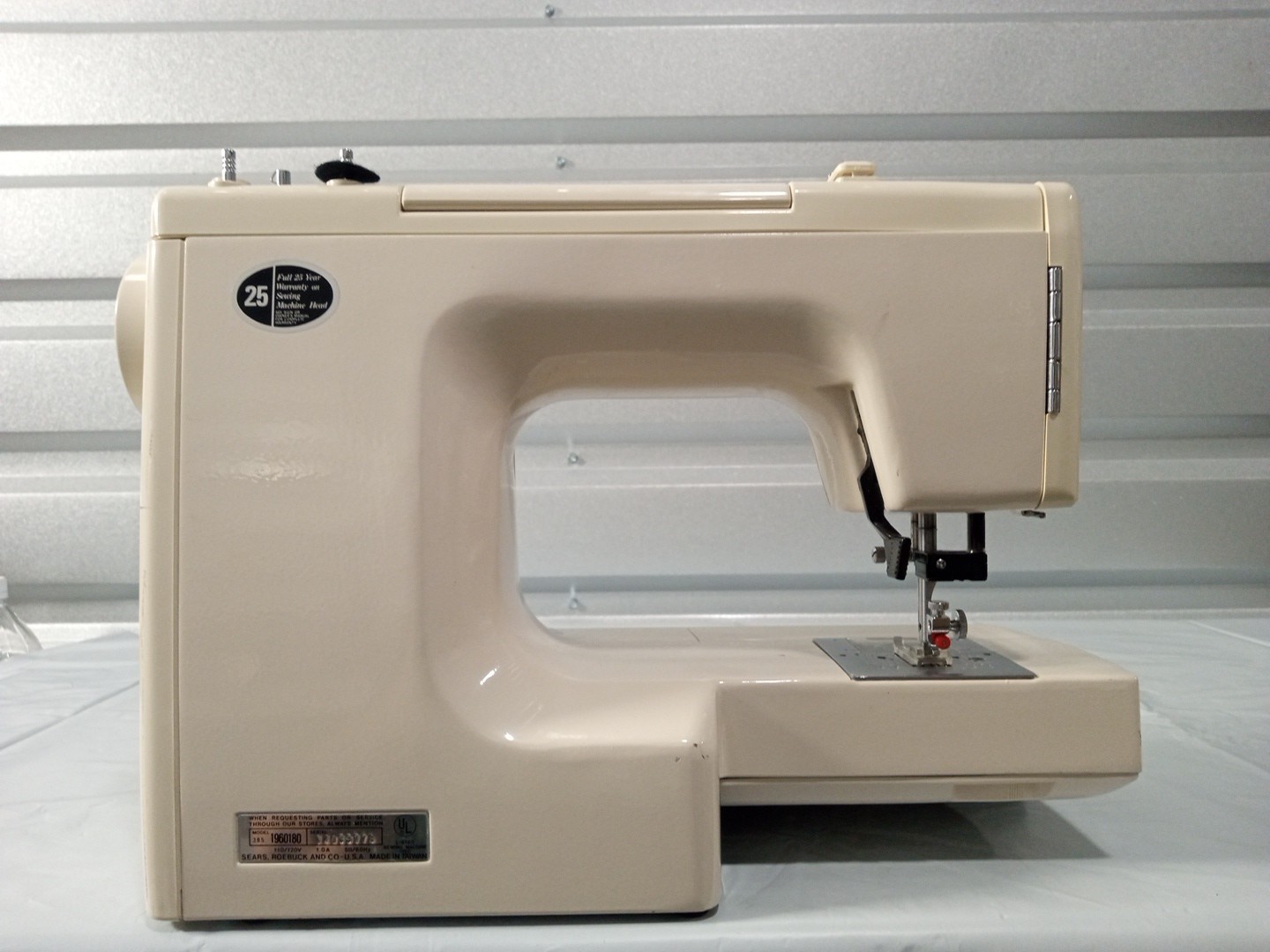 Vintage Sears Kenmore 385 1960180 Limited Ed. 100 Stitch Sewing Machine UNTESTED
