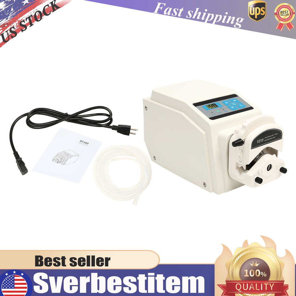 Industrial Variable Speed Liquid Metering Pump Peristaltic Pump High Precision