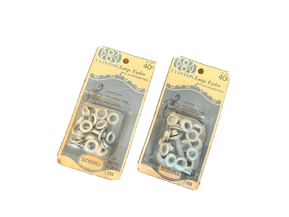 Scovill Large Eyelets W/Attaching Tool NIP