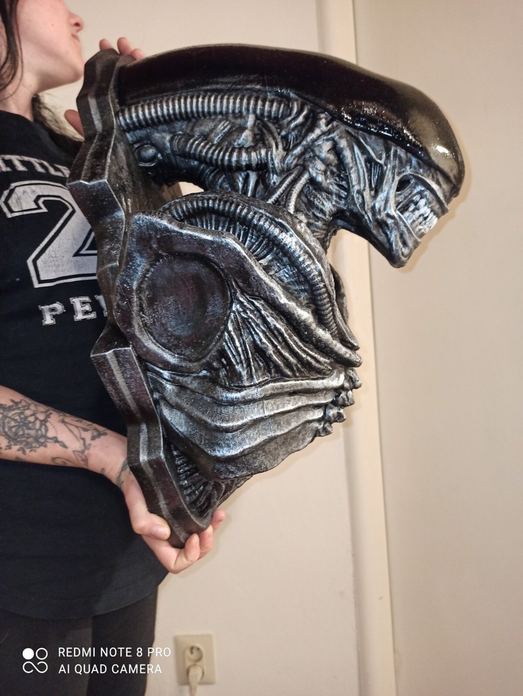 Xenomorph / Alien wall mount , bust / statue , mega size