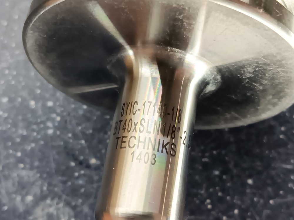 Techniks BT40 1/8" ID Solid End Mill Tool Holder SYIC 17140 CNCTooling .125
