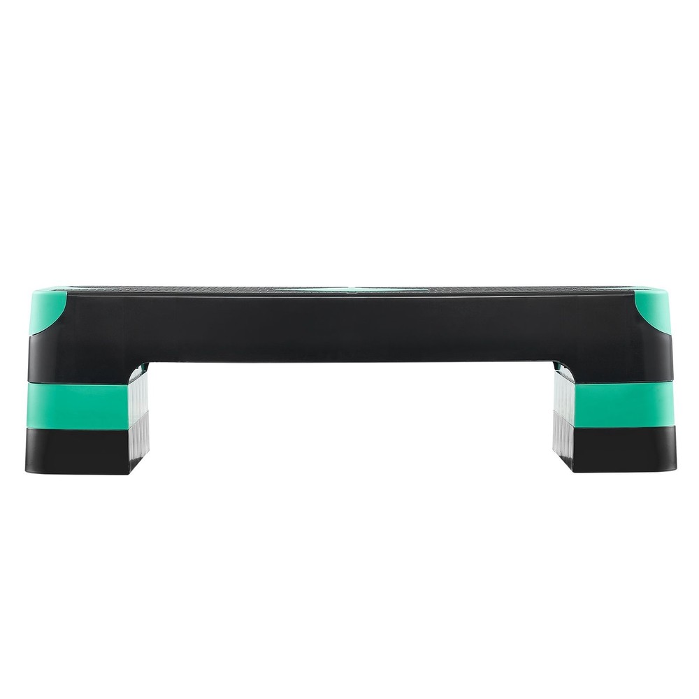Aerobic Exercise Step Platform, 28-Inch Workout Aerobic Stepper, Height Adjustab