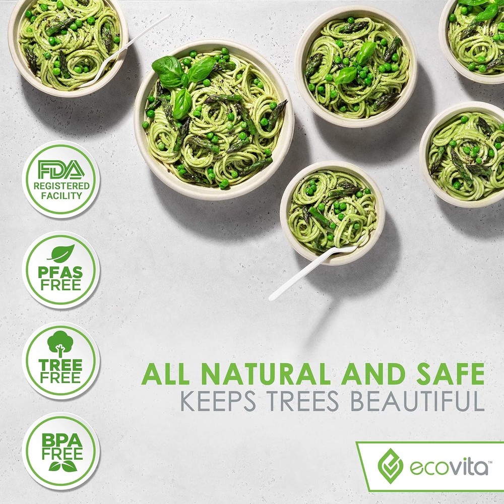 100% compostable paper plate [9 inches]
