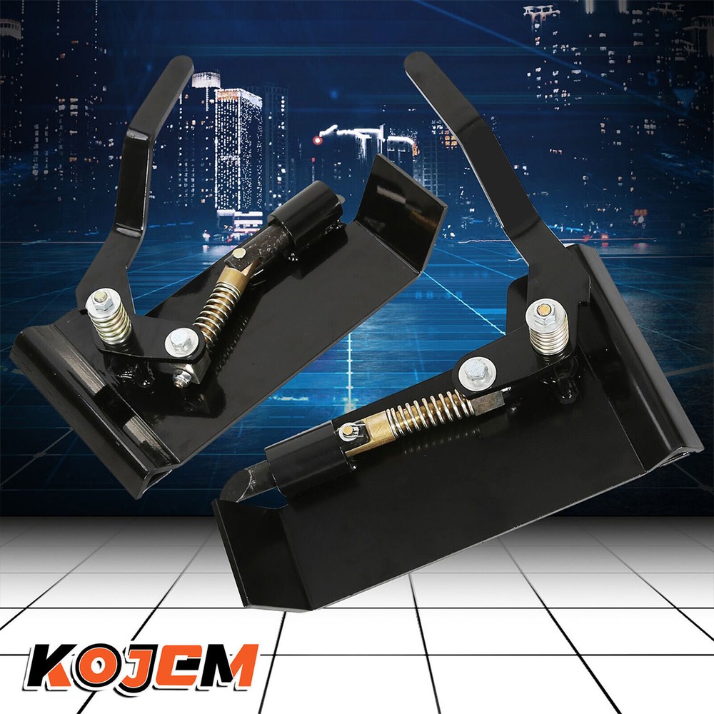 Weld-On Skid Steer Quick Attach Bucket Conversion Adapter Latch Plates Universal
