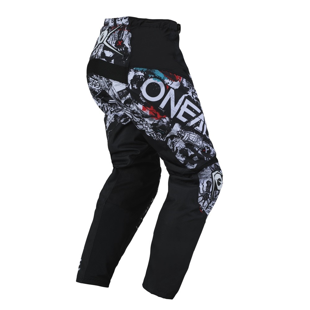 O'Neal Element Attack Black / White Pant Size 42 - E024-3142