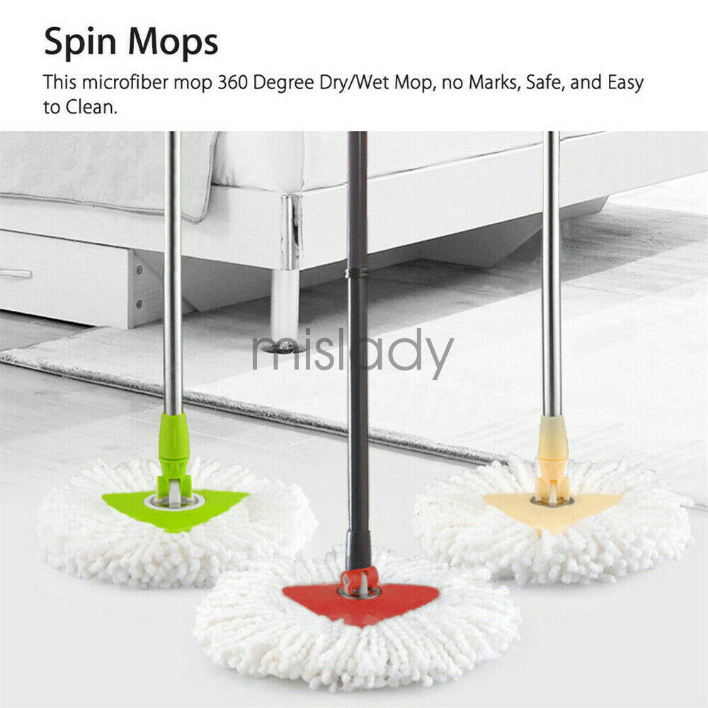 15x Replacement Microfiber Mop HEAD For O-Cedar Spin Mop Easy Clean Wring Refill