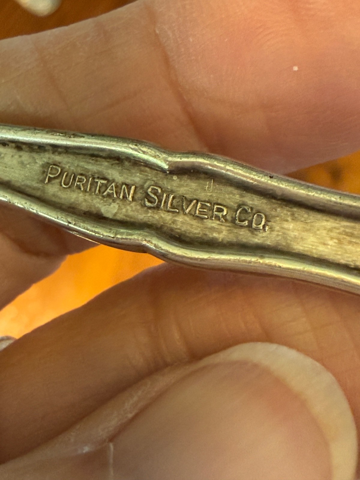 Puritan Silver. Co 1914 GRAPE Silverplate 5&7/8” Teaspoon