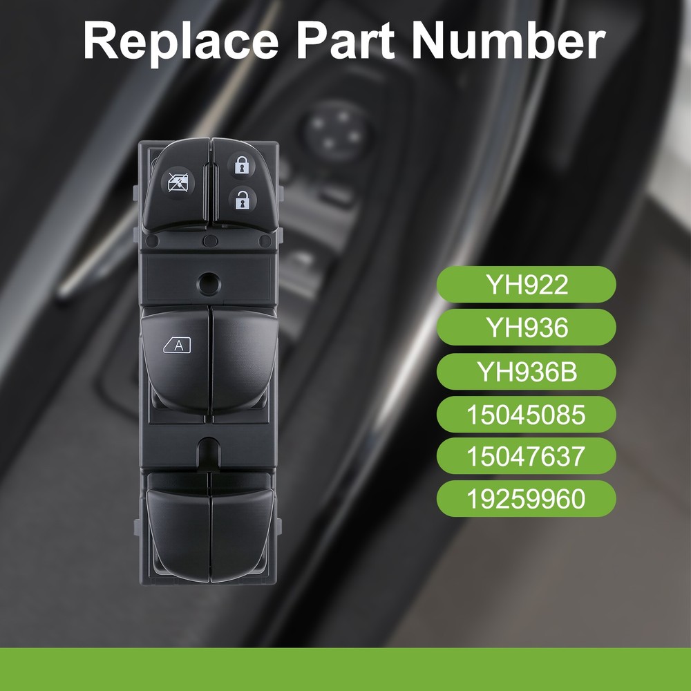 Master Window Switch Control Button for 2014-2017 Nissan Rogue Altima 254013TA5A