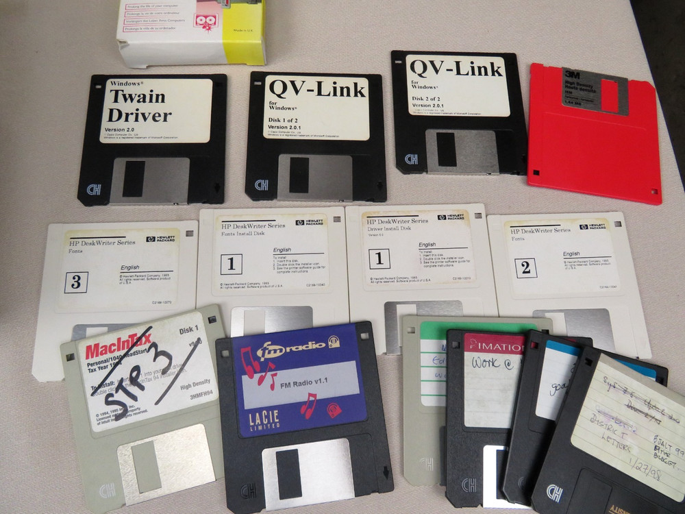 Lot Macintosh 3.5 Floppy Disk Apple Microsoft FoxPro Doubler Mactools Untested