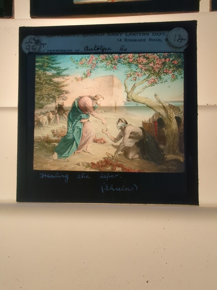 Six Lantern Slides Religious