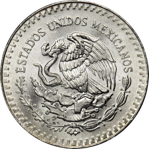 1985 1 oz Mexican Silver Libertad Coin