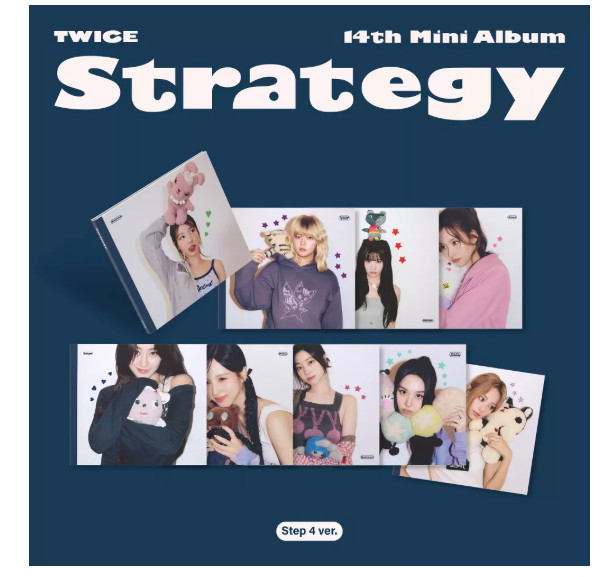 TWICE - STRATEGY (Step 4 Ver, Random) (CD) - NEW SEALED !!!