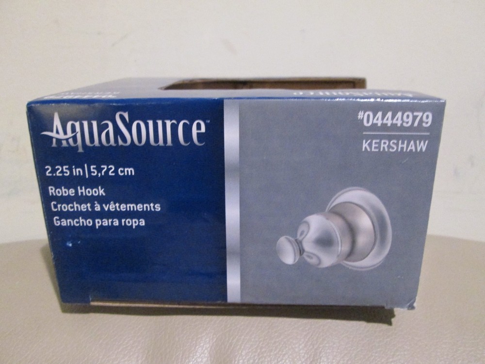 New AquaSource Kershaw Polished Chrome PVD Robe Hook