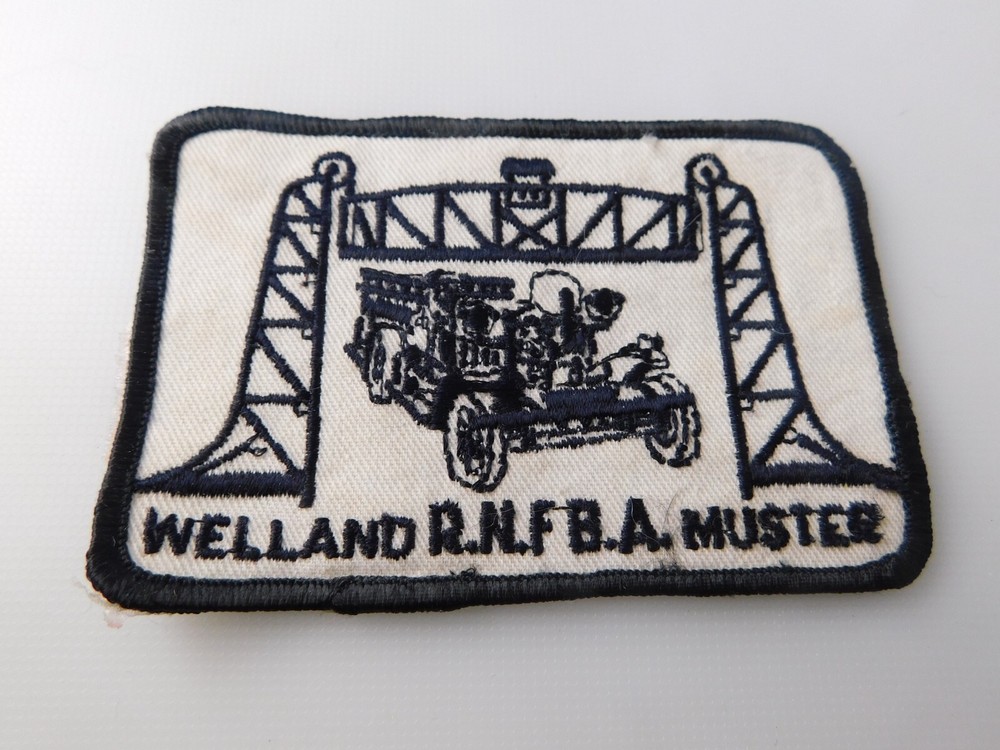 REGIONAL NIAGARA FIRE BUFF ASSOCIATION PATCH WELLAND MUSTER CANADA VINTAGE