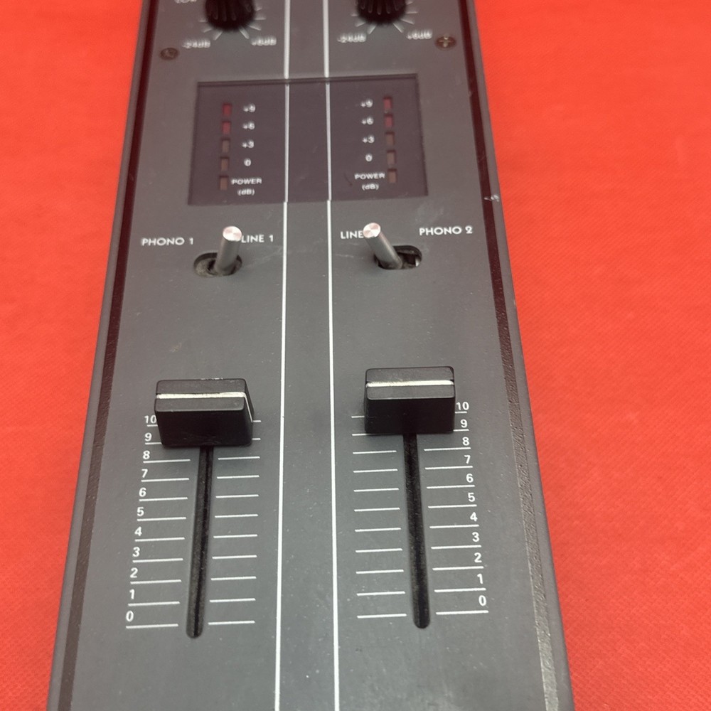 Vestax mixer PMC-06T missing Knobs / No Ac Adapter