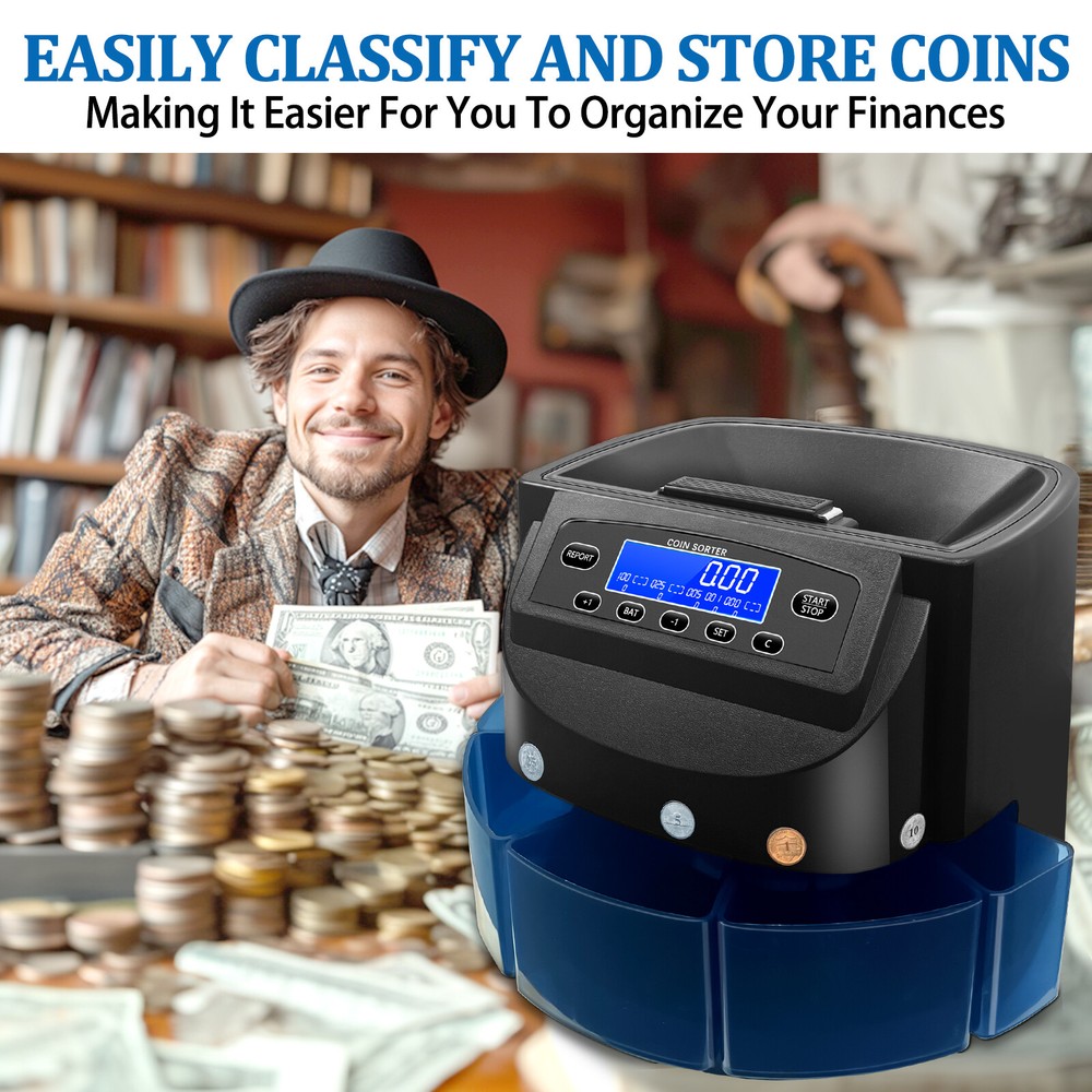 Professional Currency Processing System, Automatic Coin Counting, Sorting