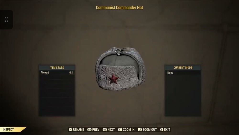 (Xbox) Communist Commander Hat - Rare Apparel
