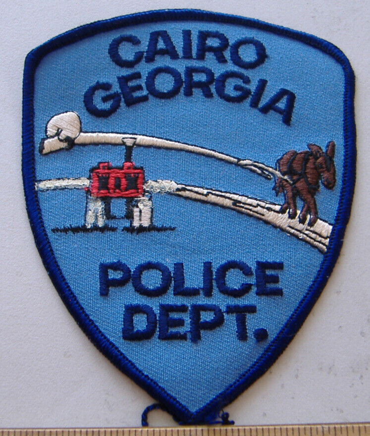 CAIRO POLICE GEORGIA FABRIC   PATCH