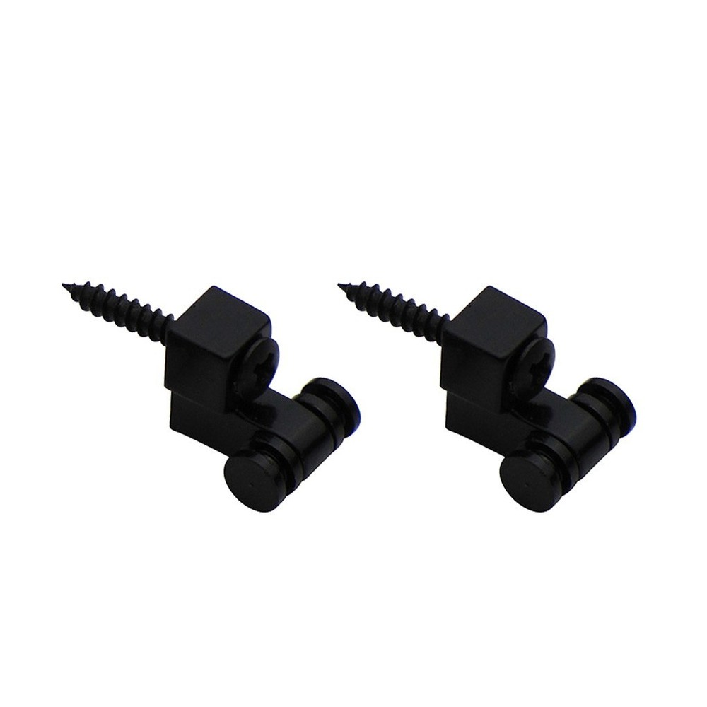 2PC Black Electric Guitar Roller String Trees String Guides Retainers & Screws