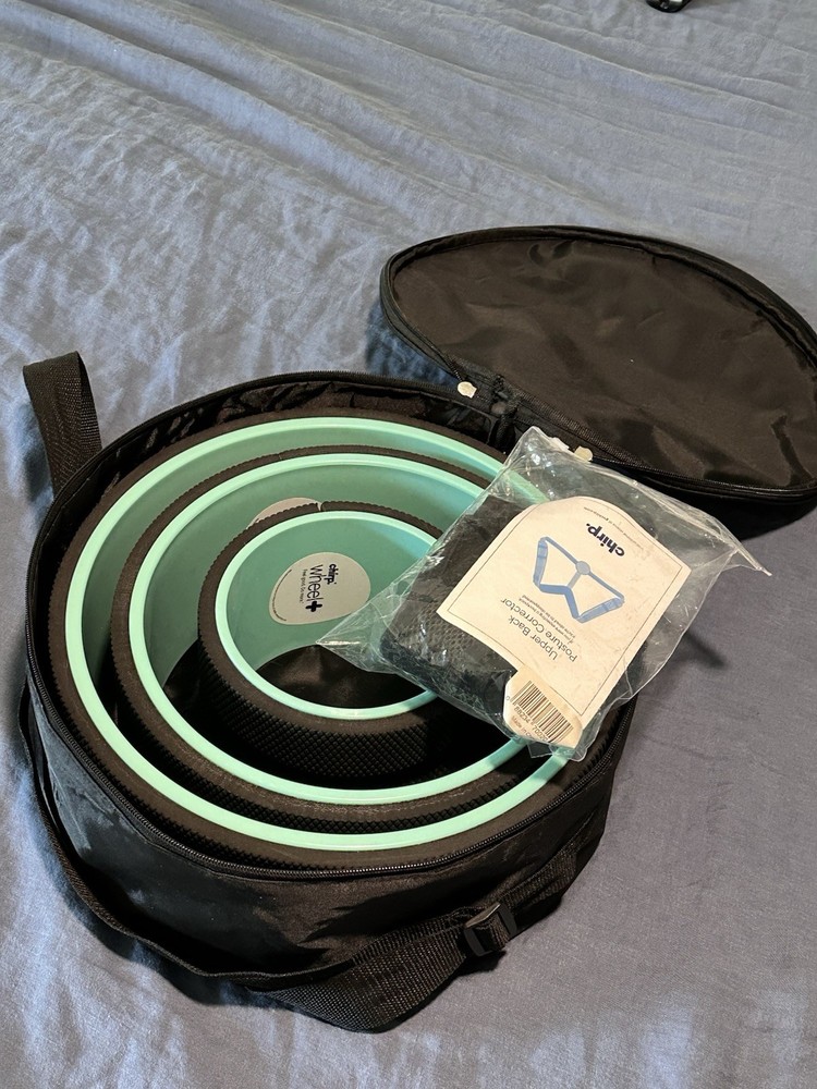 Chirp Wheel+ Back Roller Set 3 Wheels w/ Case & Posture Corrector