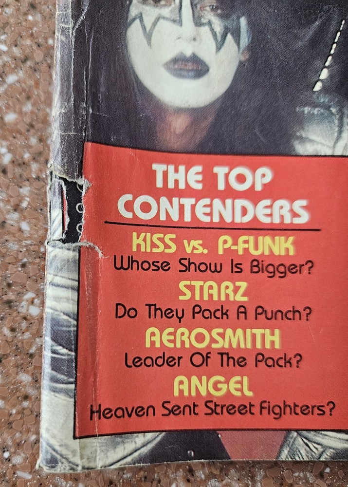 KISS CREEM SPECIAL EDITION Magazine 1977 Complete with centerfold poster