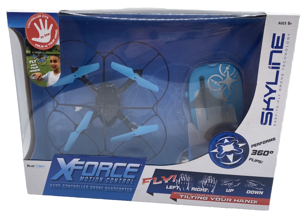 Skyline XForce Motion Control Hand-Controlled Drone Quadcopter
