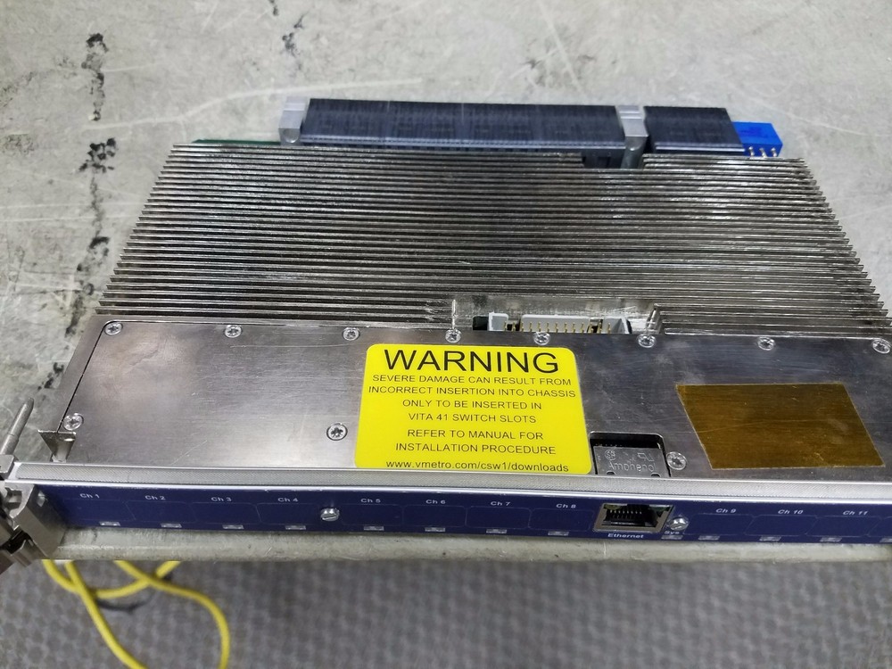 Curtiss-Wright VMETRO CSW1-2000 Zero-Latency Switch Card for VXS