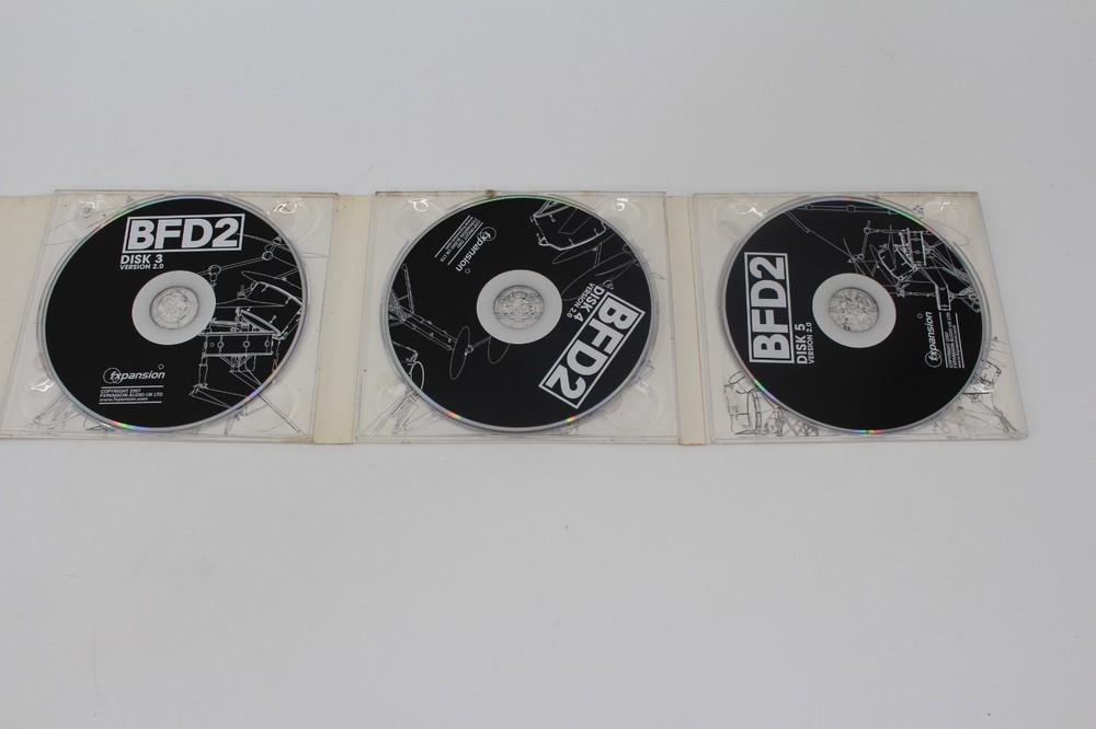 BFD2 FX Pansion FXPansion 5 disc disk Set