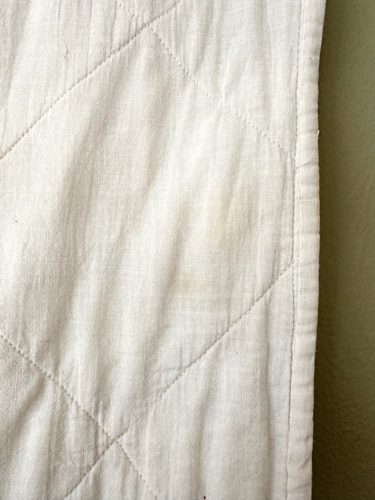 Vintage Handmade Nine Patch Quilt