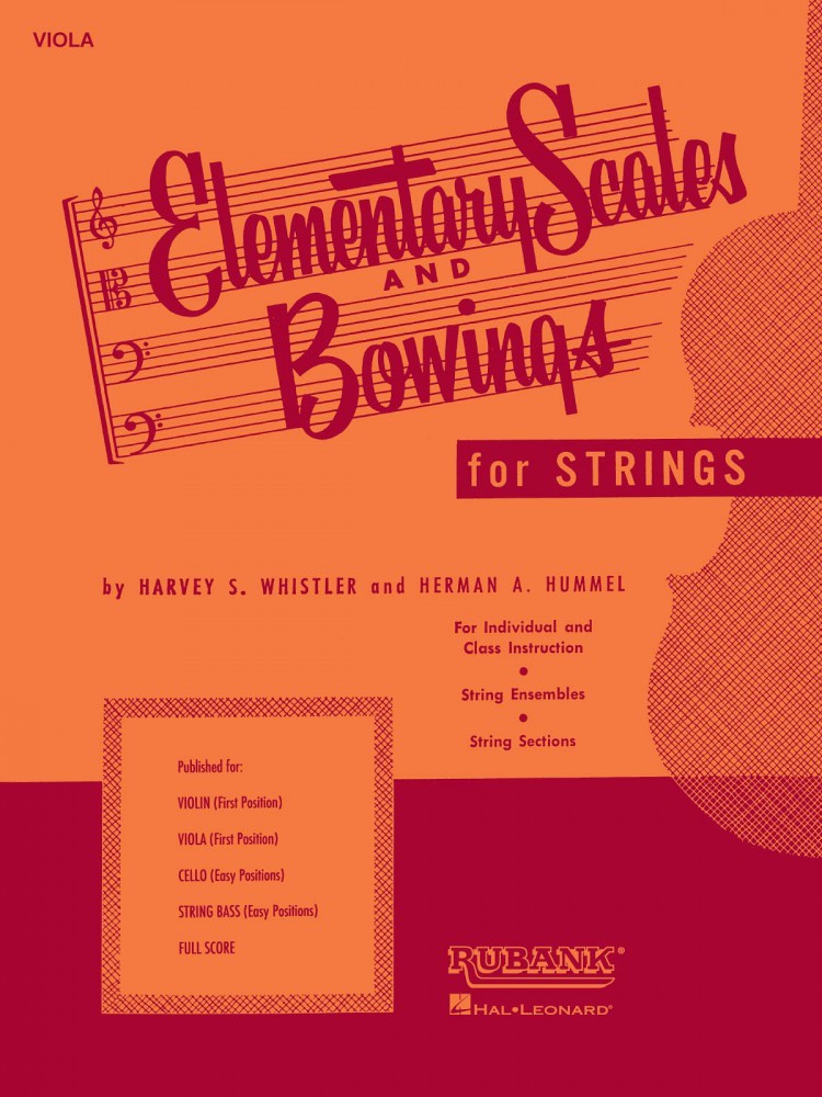 Elementary Scales and Bowings Violin First Position String Method NEW 004473250