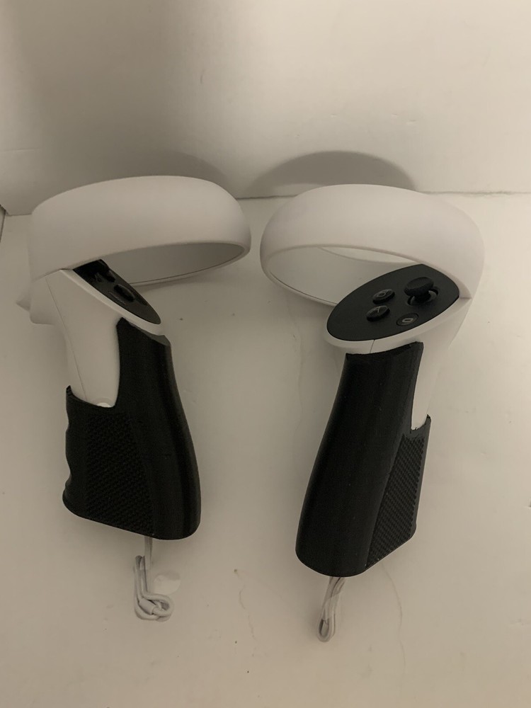 Oculus Quest 2 Black Controller Multi Game Pistol Grip Set Accessory NEW