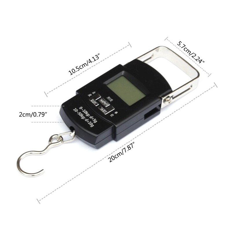 Digital Multifunction Electronic Hanging Scale 4 Units kg IB oz Hook Scale