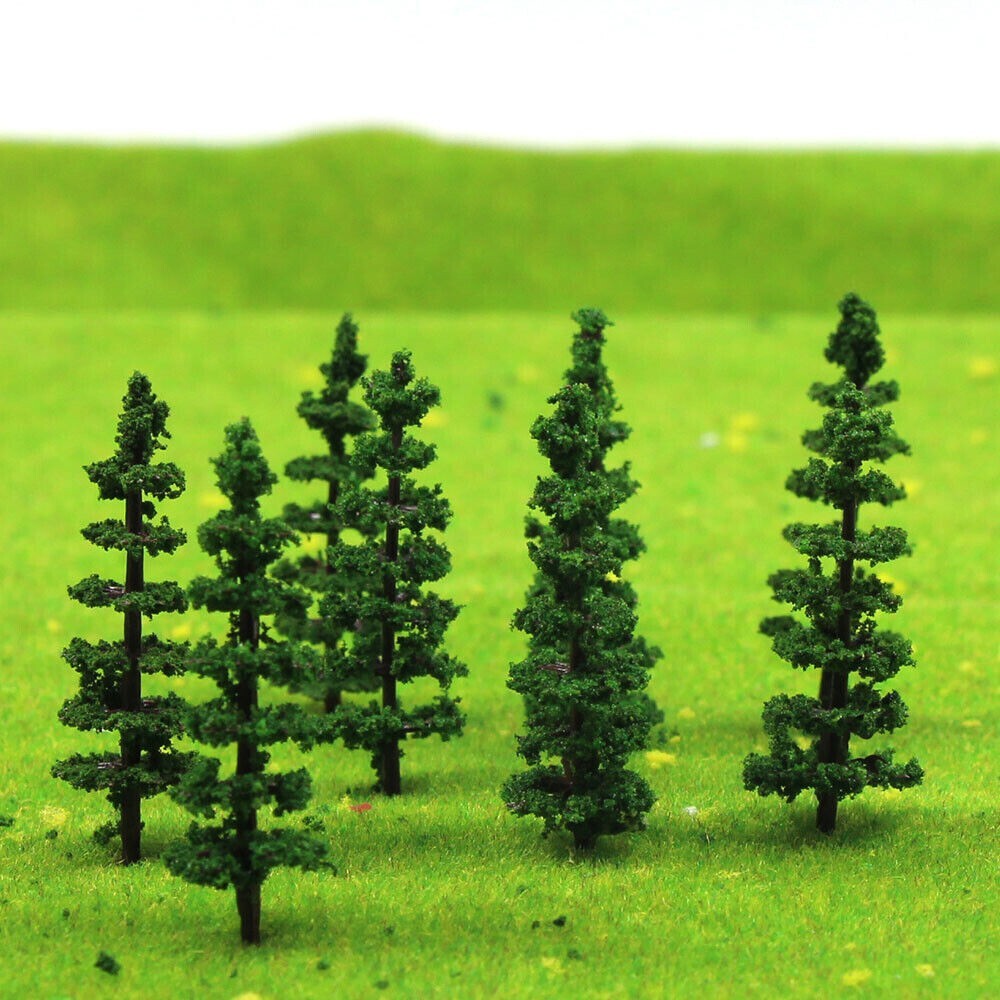 Upgrade Your Model Train Layout with 100 Tower Trees DIY Scenery Essentials