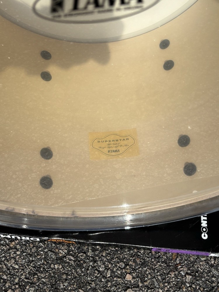 TAMA SUPERSTAR 14” White Rack Tom DRUM