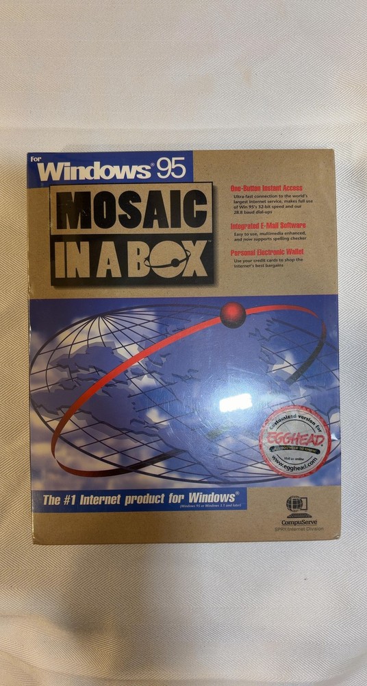 CompuServe Mosaic In A Box Windows 95 v2.0 OEM