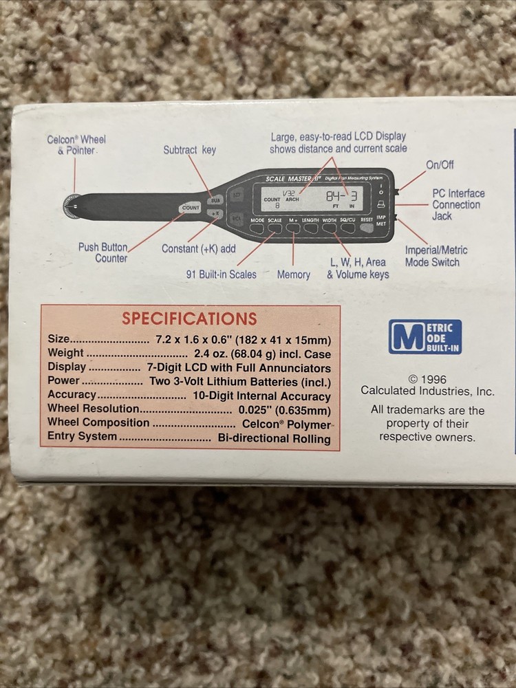 Scale Master 2 & Scale Master 2 PC Interface Kit READ