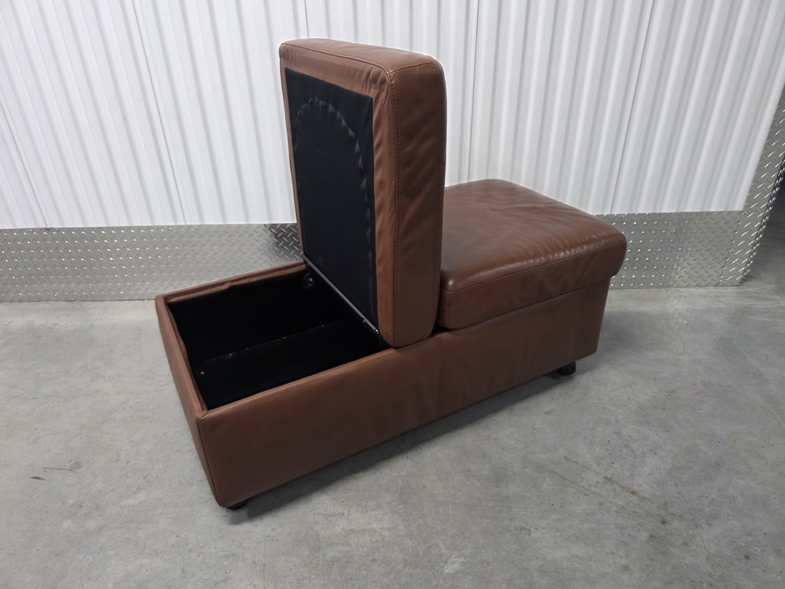 Ekornes Stressless Double Storage Paloma "New Tobacco" Leather Ottoman