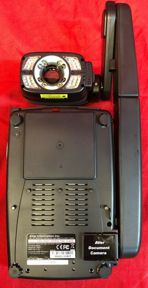 AVER Document Camera - POE3 - Overhead LED Head - WORKING - Great Condition!