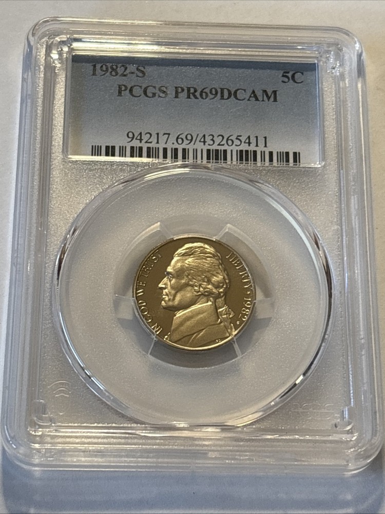 1982-S 5pc Proof Set - PCGS PR69DCAM